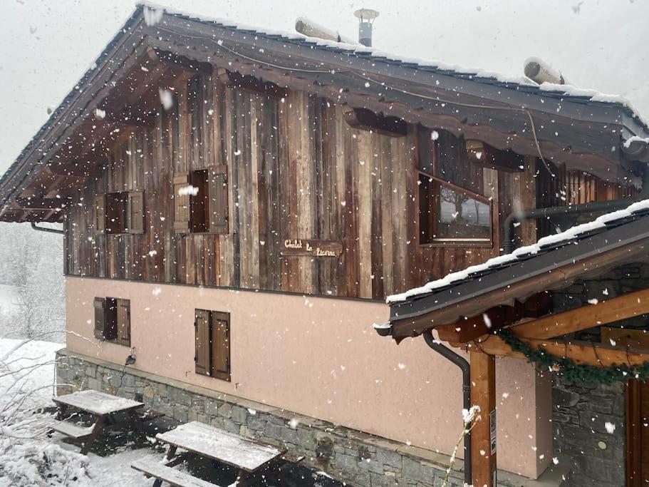 Chalet 6 Chambres A 3 Min Des Pistes Des 3 Vallees St Martin De Belleville Saint-Martin-de-Belleville Ngoại thất bức ảnh