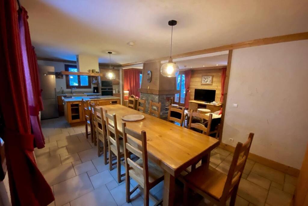 Chalet 6 Chambres A 3 Min Des Pistes Des 3 Vallees St Martin De Belleville Saint-Martin-de-Belleville Ngoại thất bức ảnh