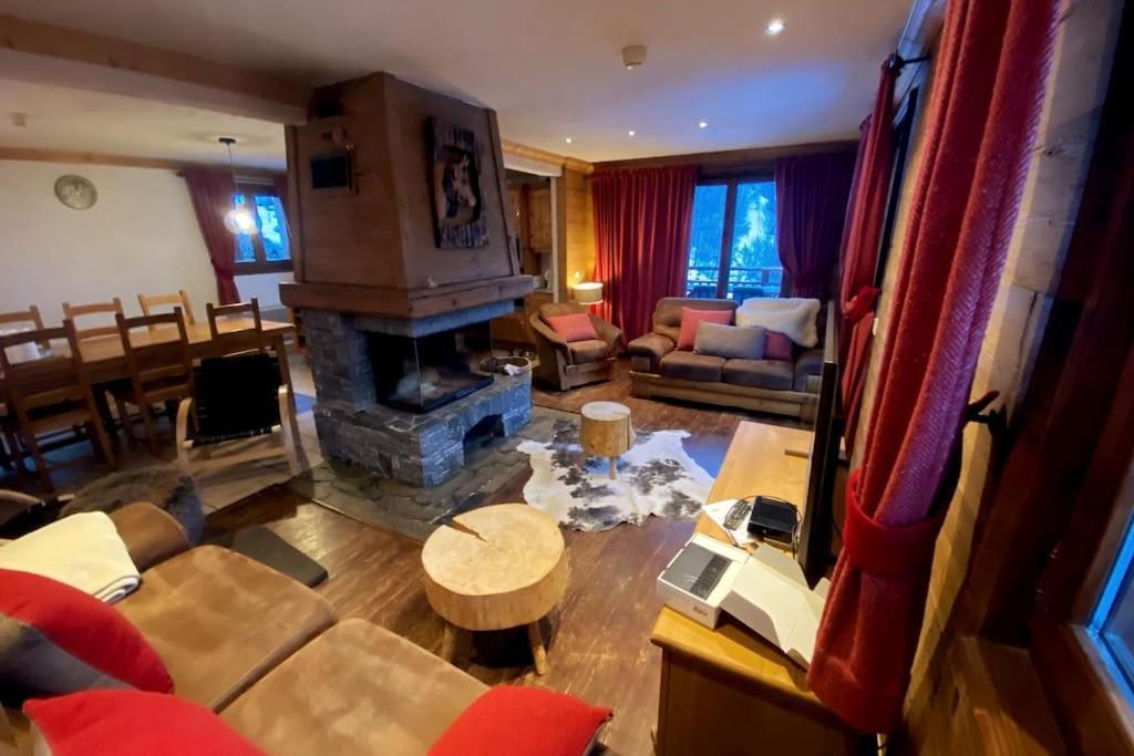 Chalet 6 Chambres A 3 Min Des Pistes Des 3 Vallees St Martin De Belleville Saint-Martin-de-Belleville Ngoại thất bức ảnh